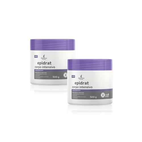 KIT_EPOTE500_Kit  c_ 2  Epidrat Corpo Intensivo - pote 500g